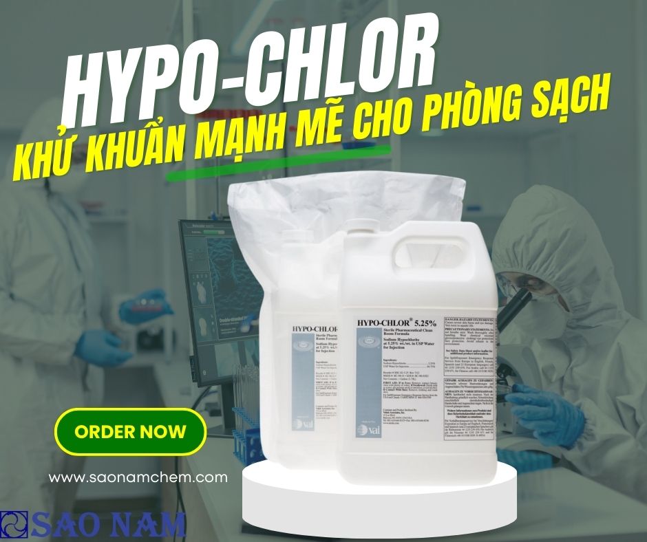 HYPO-CHLOR: Giải Pháp Khử Khuẩn Mạnh Mẽ cho Phòng Sạch